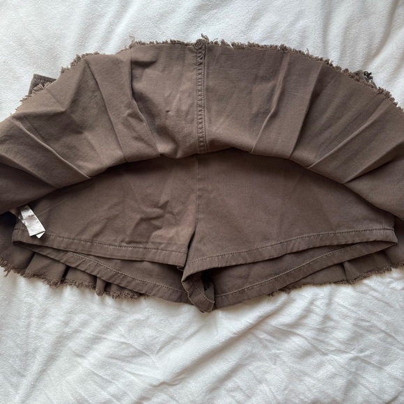 NWT Y2K Grunge Free People Pleated Micro Mini Skort - Picture 4 of 12